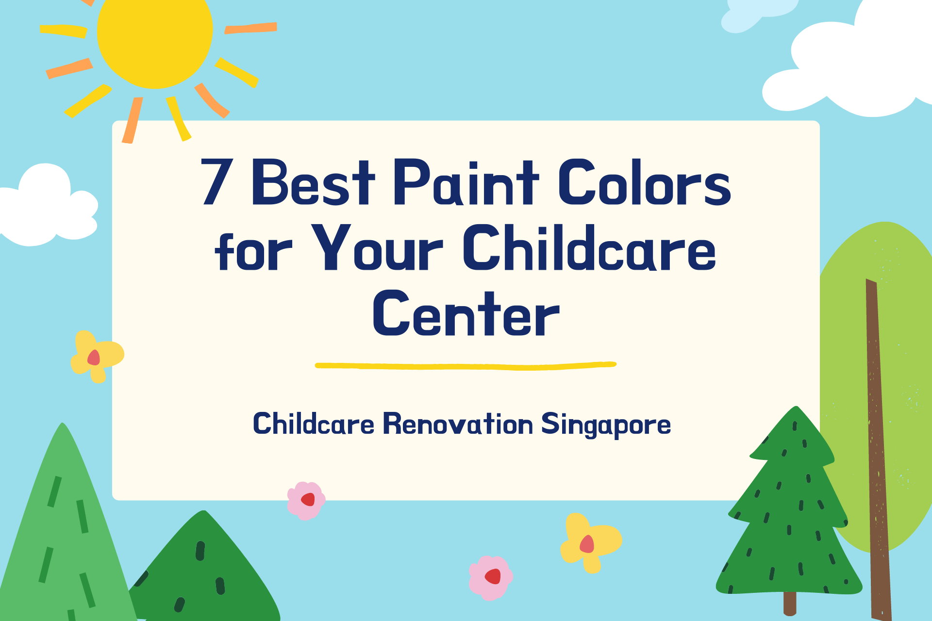 painting for childcare center