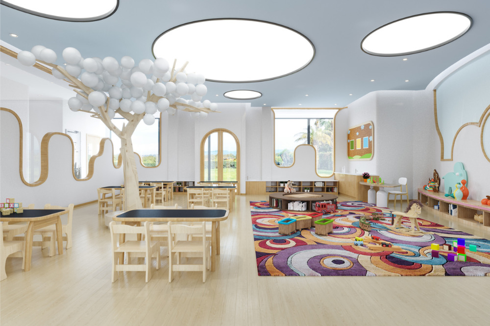 childcare, decor, positive, stimulating, flexible space